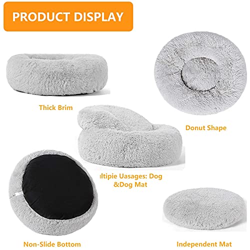 ANWA Dog Beds Calming Donut Cuddler, Puppy Dog Beds Large Dogs, Indoor Dog Calming Beds Large,30'' - Image 5