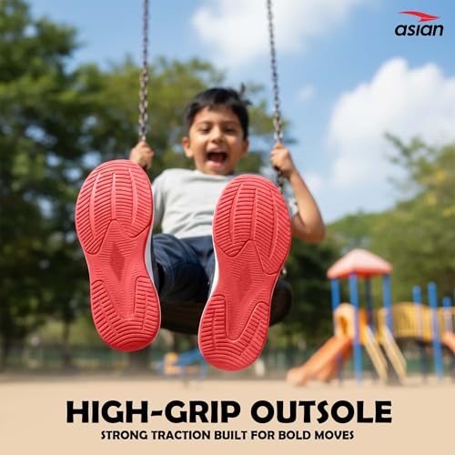 Image of ASIAN Adventure-04 D Velcro Shoes for Kids | Lightweight Sports Shoes for Boys & Girls with Easy Velcro Closure | Breathable Shoes with Strong Grip for Play, School