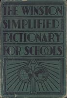 The Winston Simplified Dictionary for Schools B0031R42O4 Book Cover