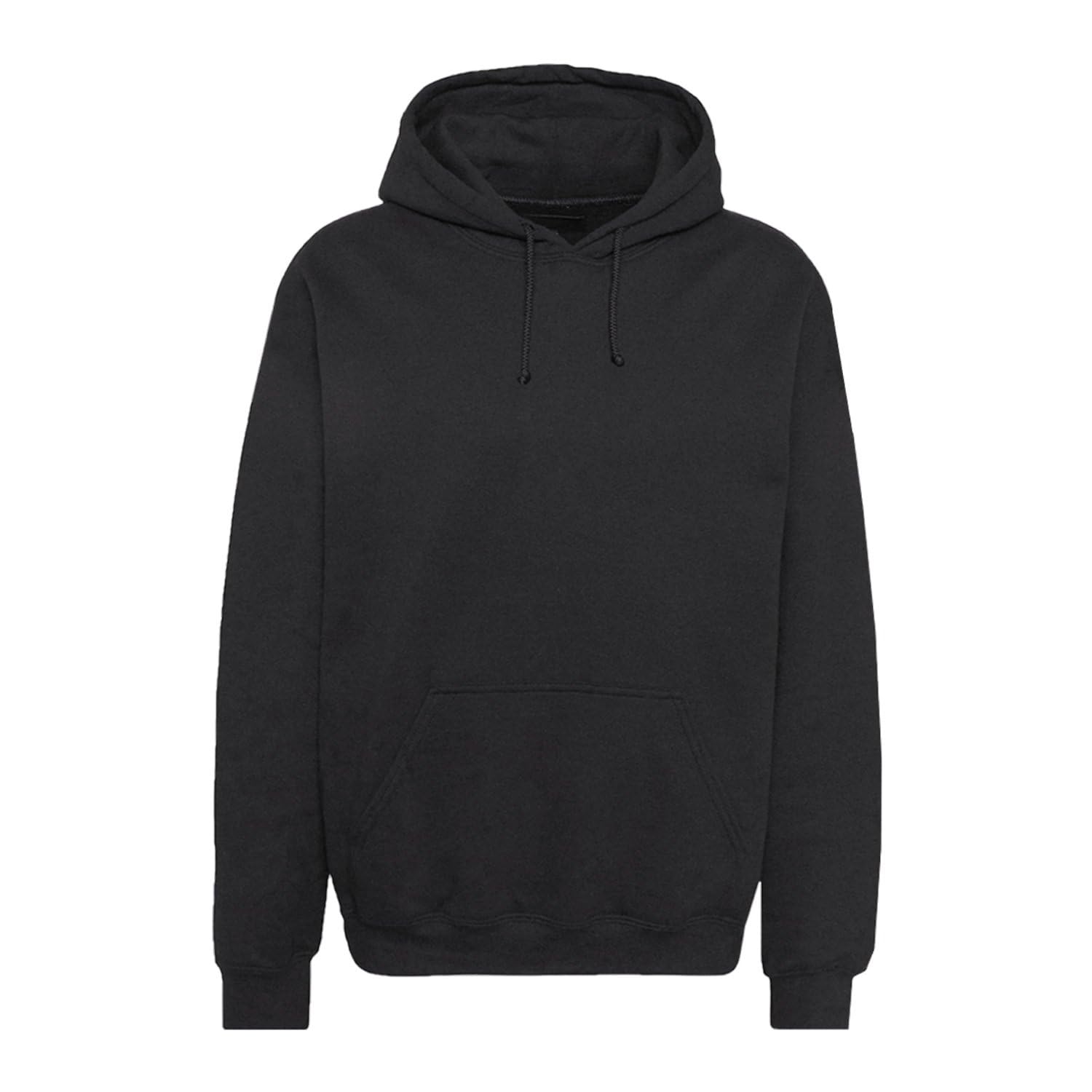 BRAVE SOUL Blank Sweat Hoodie-Charcoal-XX-Large