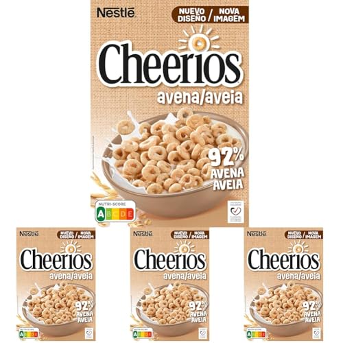 Nestlé Cheerios Cereales de Avena, 300g (Paquete de 4)