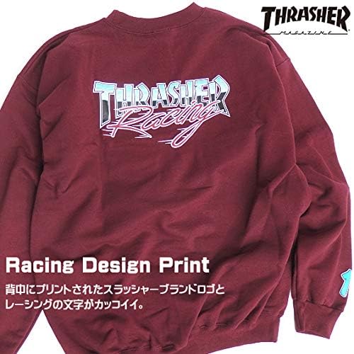 Amazon Thrasher トレーナー スラッシャー スウェット メンズ ロゴプリント スエット 裏起毛 マルーン Xlサイズ トレーナー パーカー 通販