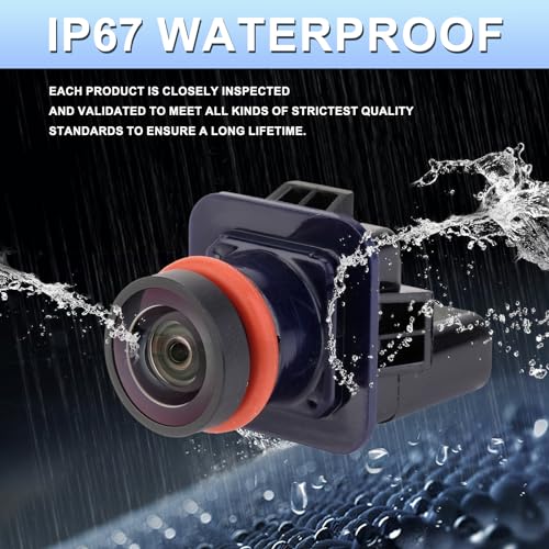 Image of Rear View Backup Camera Compatible with Ford Taurus, Taurus Sho, Taurus Police Model 2013 2014 2015 2016 2017 2018 2019 Replaces # EG1Z-19G490-A, DG1Z19G490A