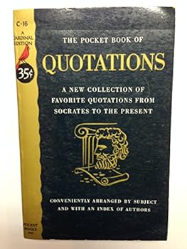 Mass Market Paperback A Pocket Book of Quotations Book
