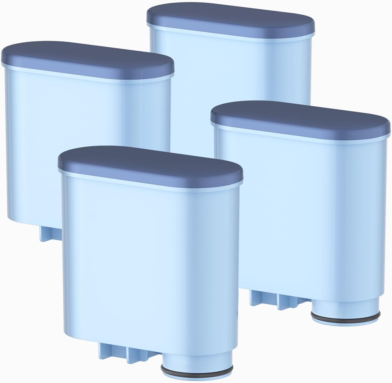 Filswa Wasserfilter Kompatibel mit Philips Aqua Clean Kaffeevollautomat - Ersatz für Philips 3100, 4000, 5000, Saeco, LatteGo, Gaggia - CA6707, CA6903 Kalk- & Wasserfilter (4 Stück)