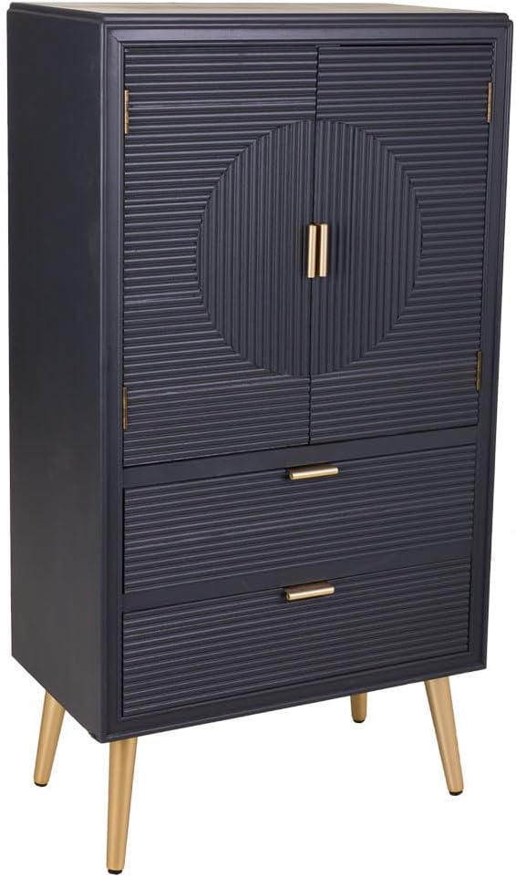 Armario de Madera con 2 puertas y 2 cajones