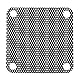QUARKZMAN 10 Stück PC-Staubfilter, 40mmx40mm PVC Computergehäuse Kühler Staubschutzgitter Lüftergitter für Computergehäuse Lautsprecher, Schwarz