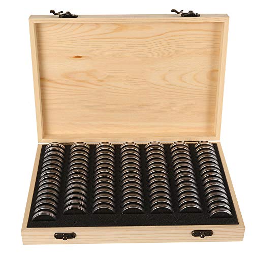 Caja de Madera para Monedas con 100 Ranuras y Cerradura miniatura 4