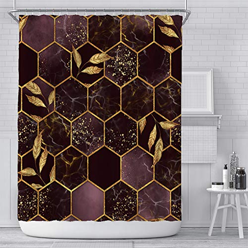 Rideau de douche anti moisissure polyester lavable pour cabine de douche - 3