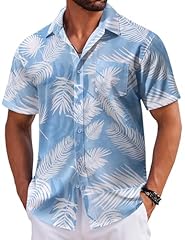 Light Blue - Plam Leaf