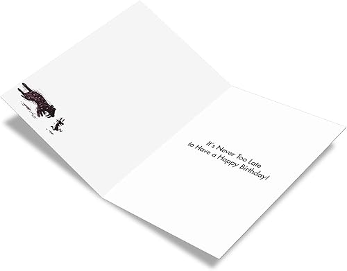 Miniatura 2 de NobleWorks - 1 tarjeta de cumpleaños humorística con sobre - Caricaturas divertidas para saludos de cumpleaños, tarjeta de celebración - Dibujo de