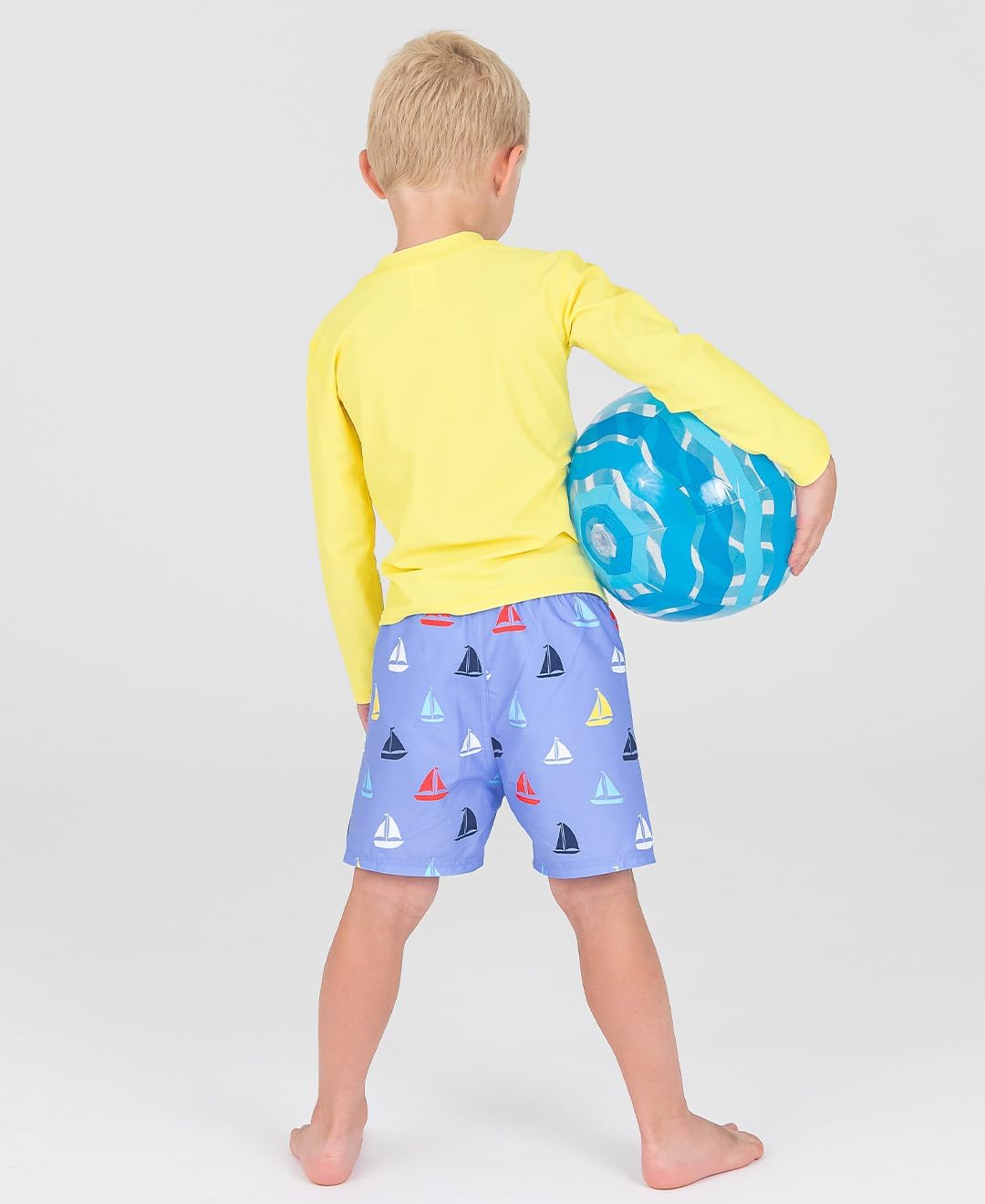 RUGGEDBUTTS Boys UPF50+ Sun Protection Novelty Swim Trunks - Image 4
