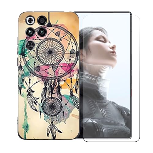 pGYDQQKJP[X Red Magic 11 Pro Plus + KXXN[یtB Aȃ\tgVRP[XیTPUJo[̃P[XJo[ p Red Magic 11 Pro Plus (6.85") - LLM10