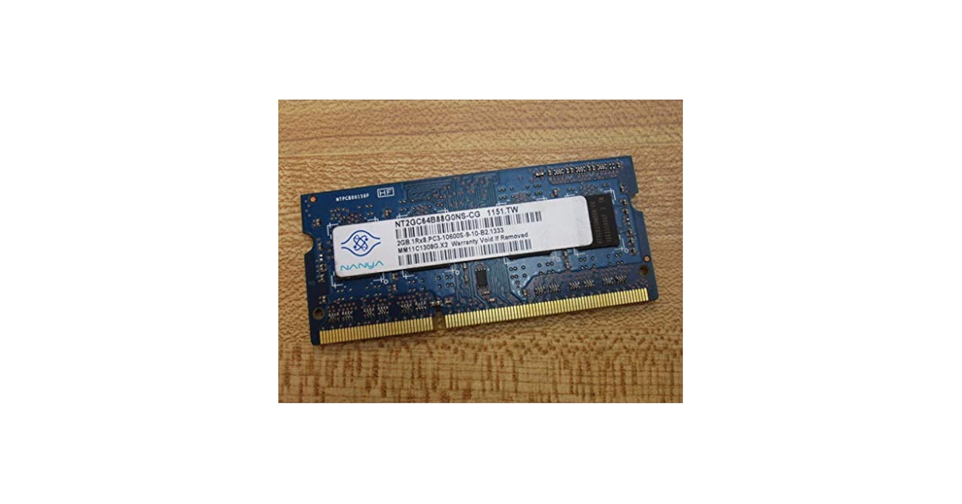 Nanya 2GB DDR3 Memory SO-DIMM 204pin PC3-10600S 1333MHz
