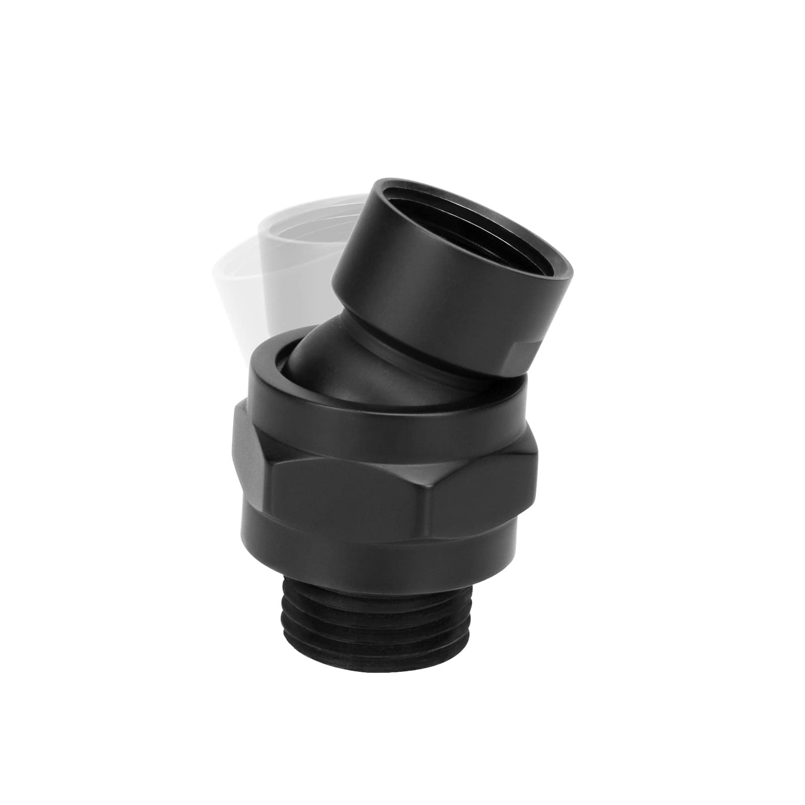 Snapklik.com : NearMoon Shower Head Swivel Ball Adapter - Solid Brass ...