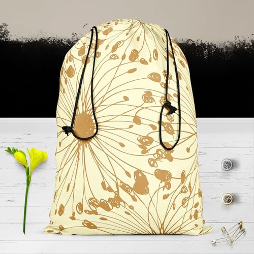 Image of ArtzFolio Sketchy Circles | Reusable Sack Bag | Bag for Gym, Storage, Vegetable & Travel