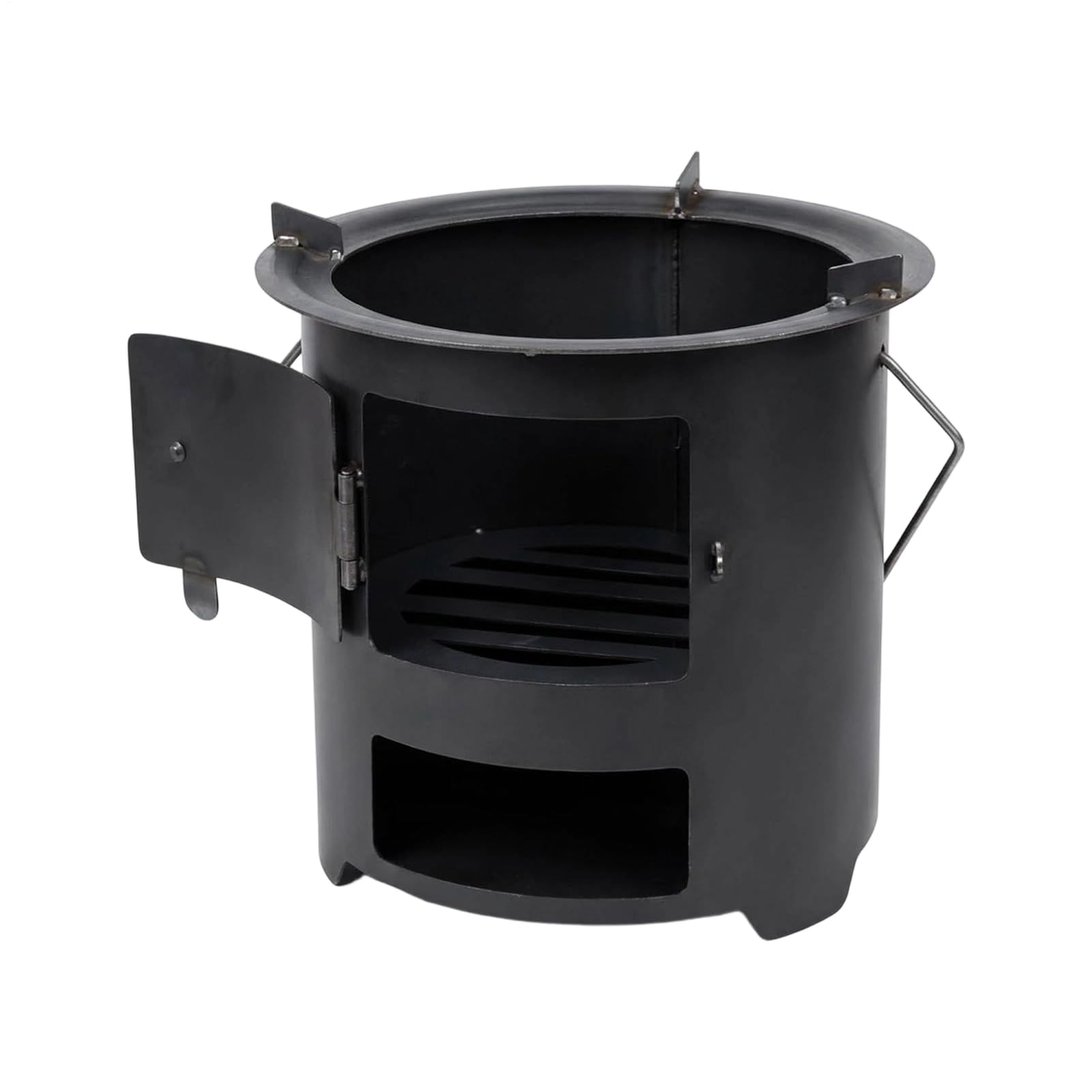 Chauffage en acier inoxydable durable avec poêle de camping portable