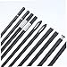 Cabilock 5pairs Non-slip Chopsticks Heat Resistant Reusable Chinese Japanese Style Black Fiberglass for Sushi Noodles and Hot Pot for All Ages