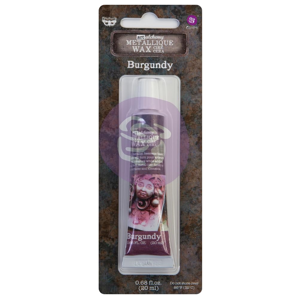 Finnabair Art METALLIQUE Wax Burgundy, 0.68 Ounces