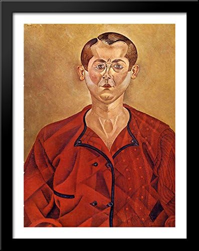 Self-Portrait 28x36 Large Black Wood Framed Print Art by Joan Miro
