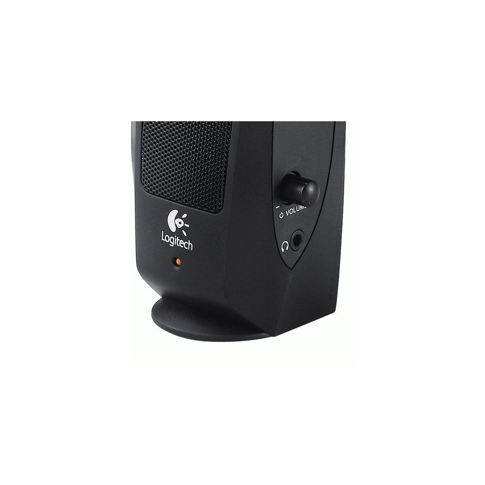 Logitech LGT-S120 Set di Altoparlanti, Modello UK, Nero