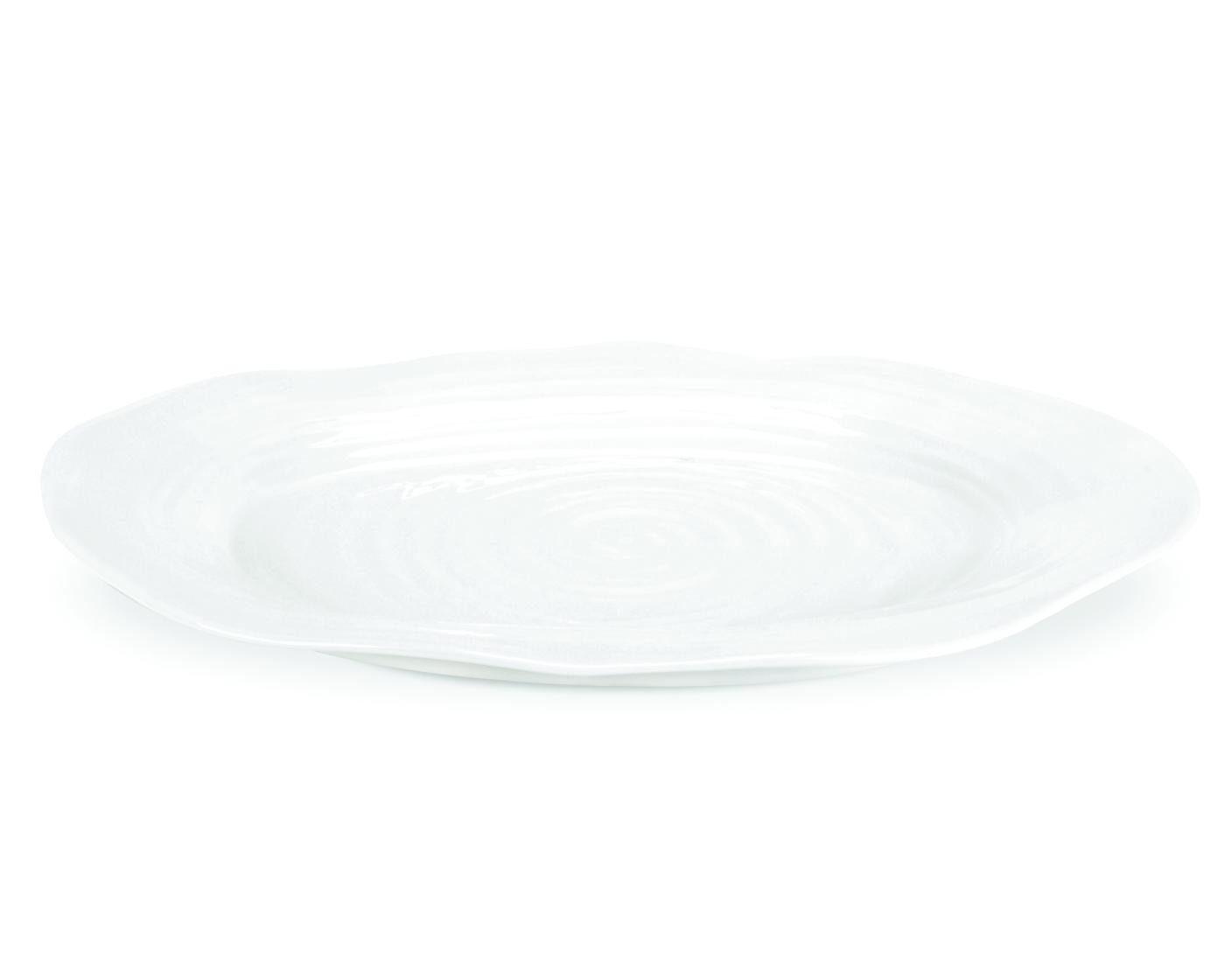 Portmeirion Sophie Conran Oval Plate, Porcelain, White, 32.5 x 42 x 4.8 cm