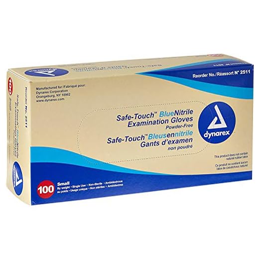 Safetouch Gants d'examen en nitrile, non Latex, sans poudre, Petit, 100/Box