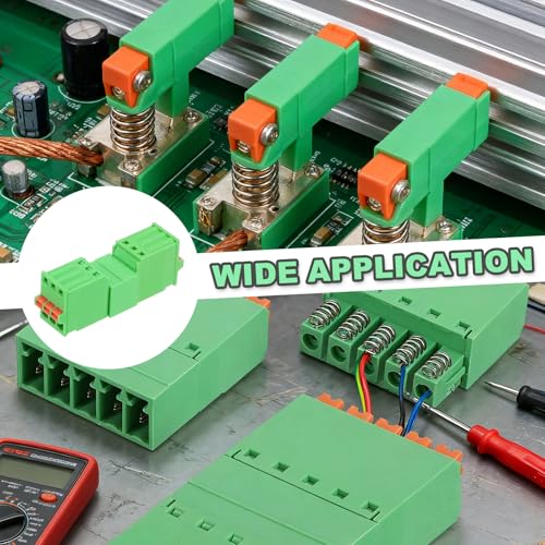 Conectores PCB de resorte MECCANIXITY de 3 pines para cableado rápido de equipos 7