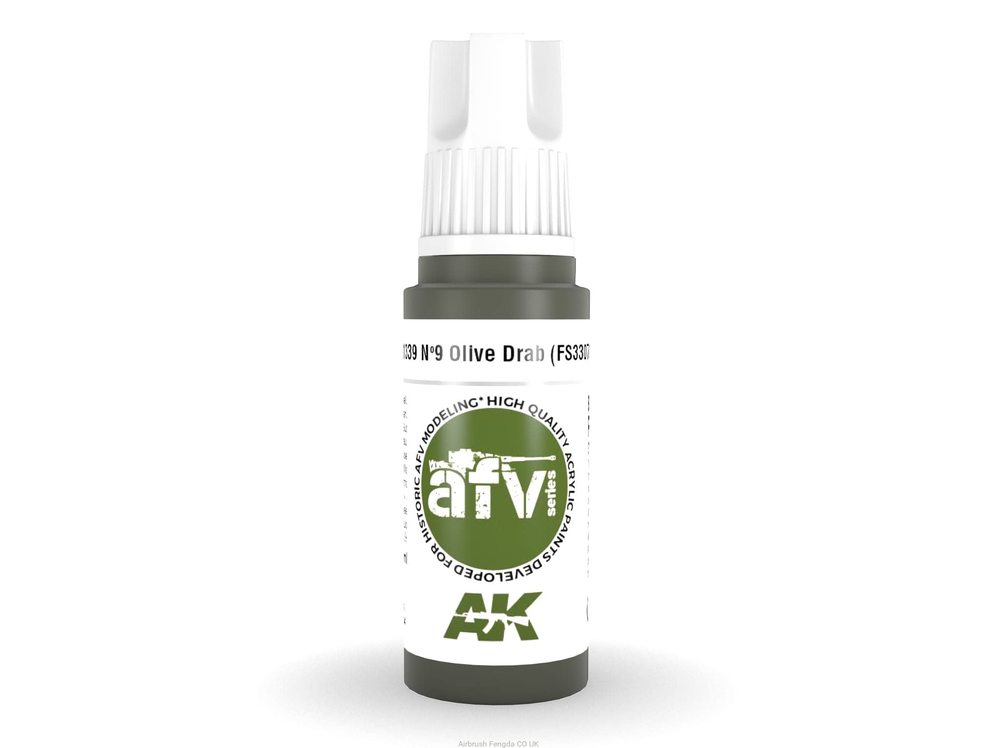 Ak Interactive Olive Drab (Fs33070) Ak Acrylics 3Gen Afv Ak11339 Nr9 (17Ml)