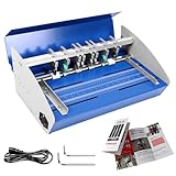 Electric Paper Creasing Machine 18 Inch (460mm), 3-in-1 Automatic Card Folding & Scoring Tool with Scale Ruler, for Invitations, Tickets, Business Printing, 110V