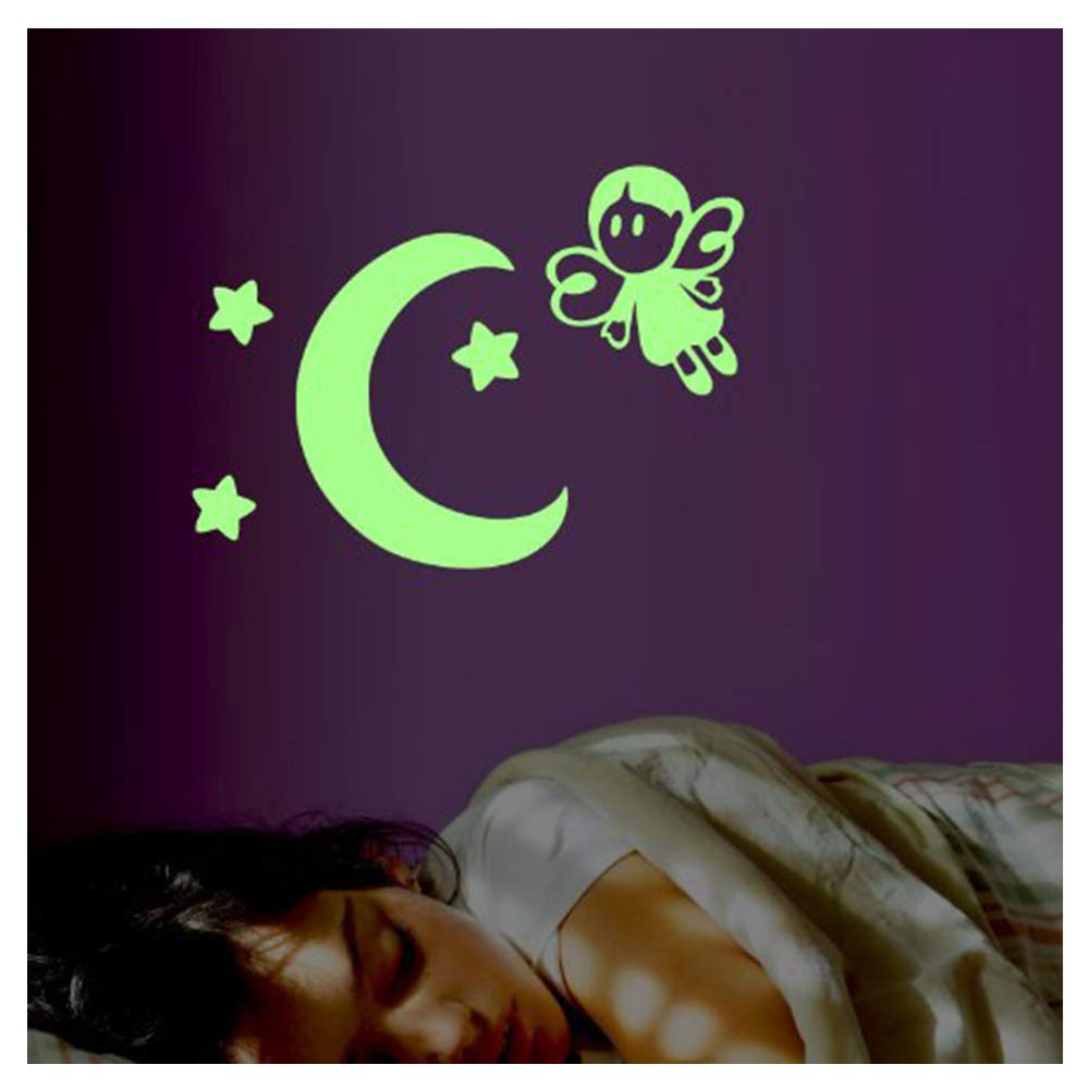 Sticker phosphorescent fée lumineuse dans le noir pour rassurer bébé la nuit