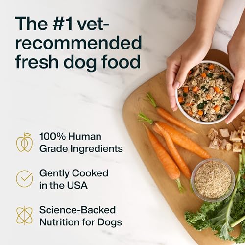 JustFoodForDogs JustFresh Fresh Wet Dog Food or Topper - Chicken, 7 Pack