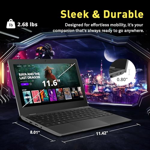 Image of Lenovo Chromebook 100e (2nd Gen) 11.6 inch HD Laptop, MediaTek MT8173C, 4GB LPDDR3, 32GB eMMC, Integrated PowerVR GX6250, 720P HD Webcam, WiFi 5, Chrome OS, Black (Renewed)