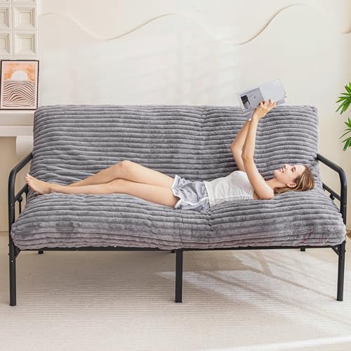 YOSHOOT 6 Inches Futon Mattress Full Size, Thick Futons Sofa Bed Couch, Floor Mattress for Adults...