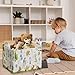 ZsaTuiy Winnie Basket,the Pooh baby Stuff,Winnie Nursery Decor Laundry Hamper With A Waterproof PECoating, Foldable, Bathroom and Bedroom SetClothes ,Toys Bin, Baby Nursery Hamper Decor