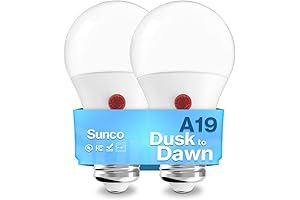 Sunco Dusk to Dawn Light Bulbs: Auto On/Off Photocell Lighting