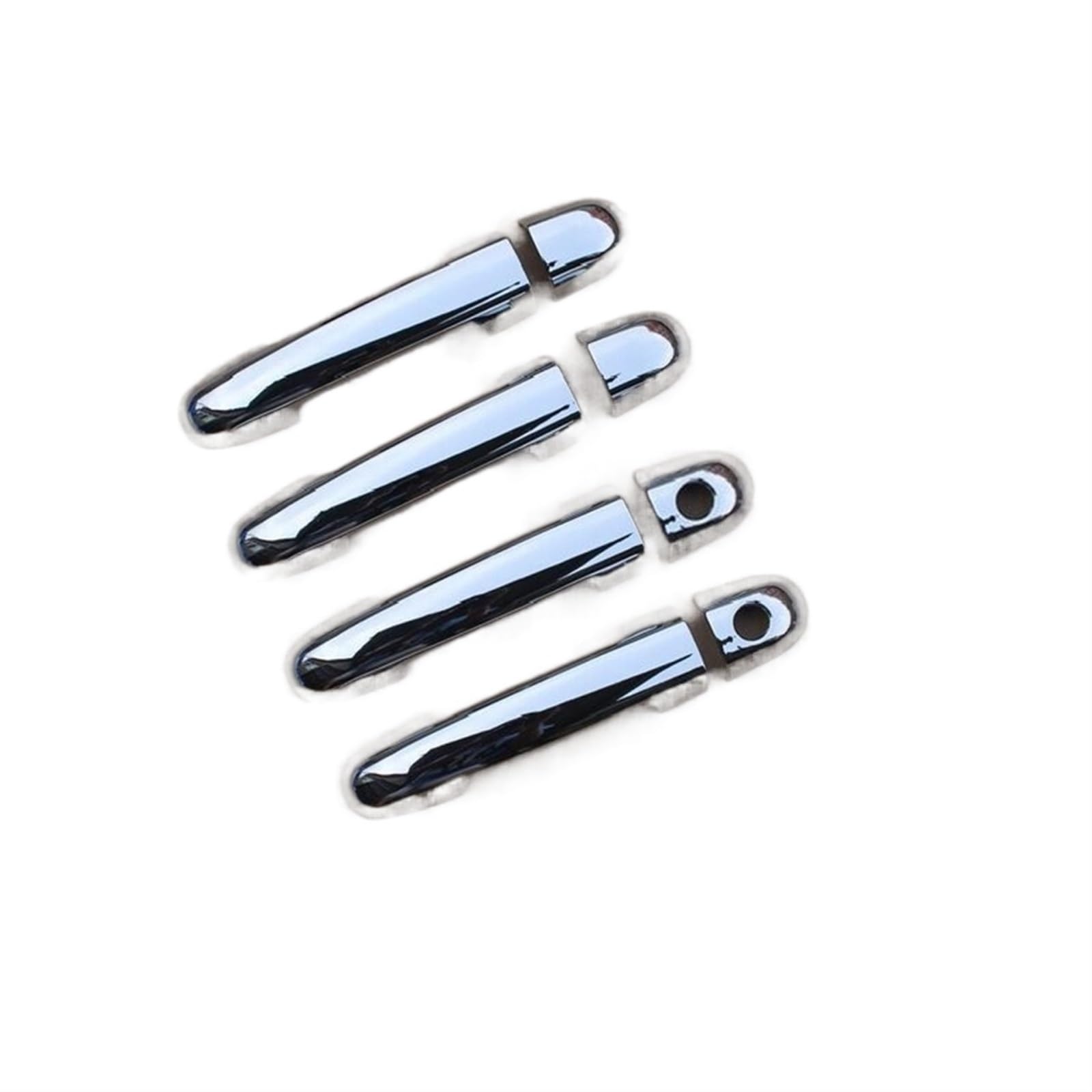 Drezzo 2 Keyholes 1 Car Exterior Door Handle Car Door Handle Cover Trim For Hyundai I30 2007-2011 Fd 2008-2010(2 Keyholes 1)