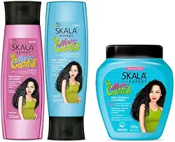 Kit Skala Mais Cachos : Shampoo e Condicionador + Mascara de Tratamento 1 Kg