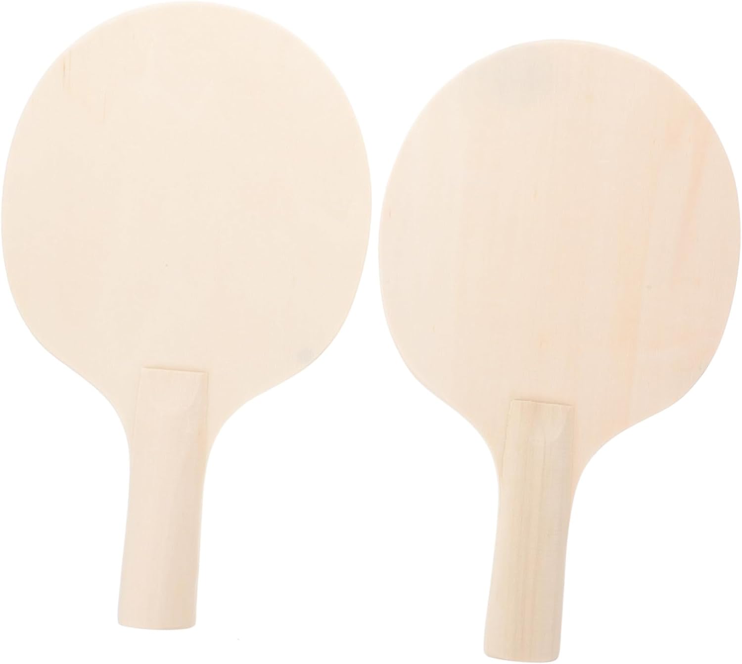 TOYANDONA DIY Table Tennis Paddles Unfinished Rackets for Creative Play Outdoor for Develop Skills Parent