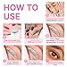 CLIONE PRIME Korean Lash Lift Kit - 5 Sets Eyelash Curling Perm with Upgraded Glue, Easy for Beginner & Professional, Semi Permanent Perming Wave Suitable For Salon, Blue