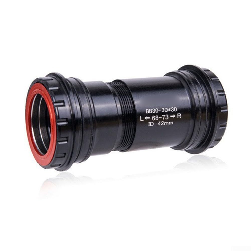 Bike Press Fit - Movimento centrale cavo progettato per diametro di 30 mm, con bloccaggio filettato per telaio da 68 mm e 73 mm, colore: nero