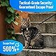 Wanmu Katzengeschirr mit Leine, Ausbruchsicher Softgeschirr Brustgeschirr für Katze, Verstellbar Atmungsaktive Katzenleine für Kätzchen Welpen(Schwarz, XL)