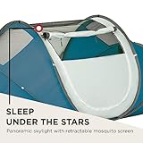 Coleman Pop Up Tent Galiano 2, 2 Man Past Pitch Festival Tent, absoltely waterproof 2 person Camping Tent, Blue, One - Image 5