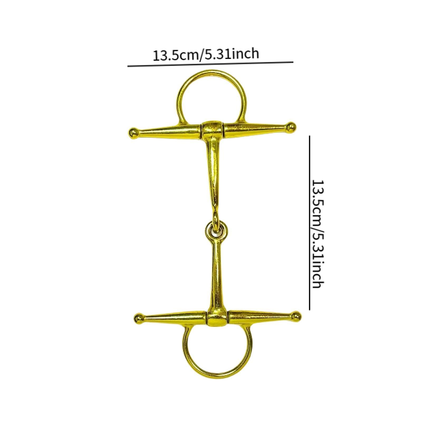 Morso per Cavallo, Filetto per Equitazione, Resistente all'Usura, Anello a D, Forma ad H, Accessori equestri, Attrezzature per l'allenamento