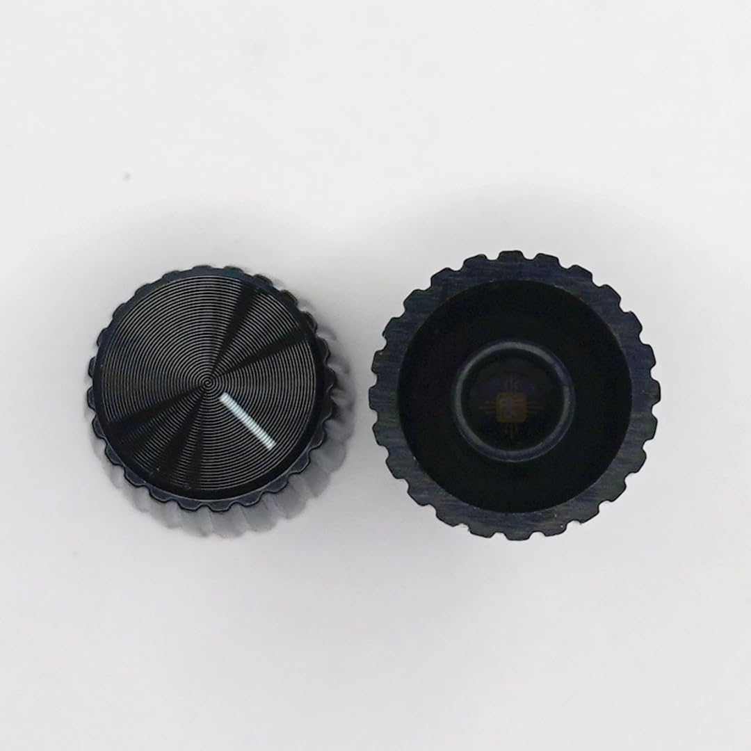 MG Series Potentiometer Knob Black-Black Metal Crown(Pack of-2)-picture-32