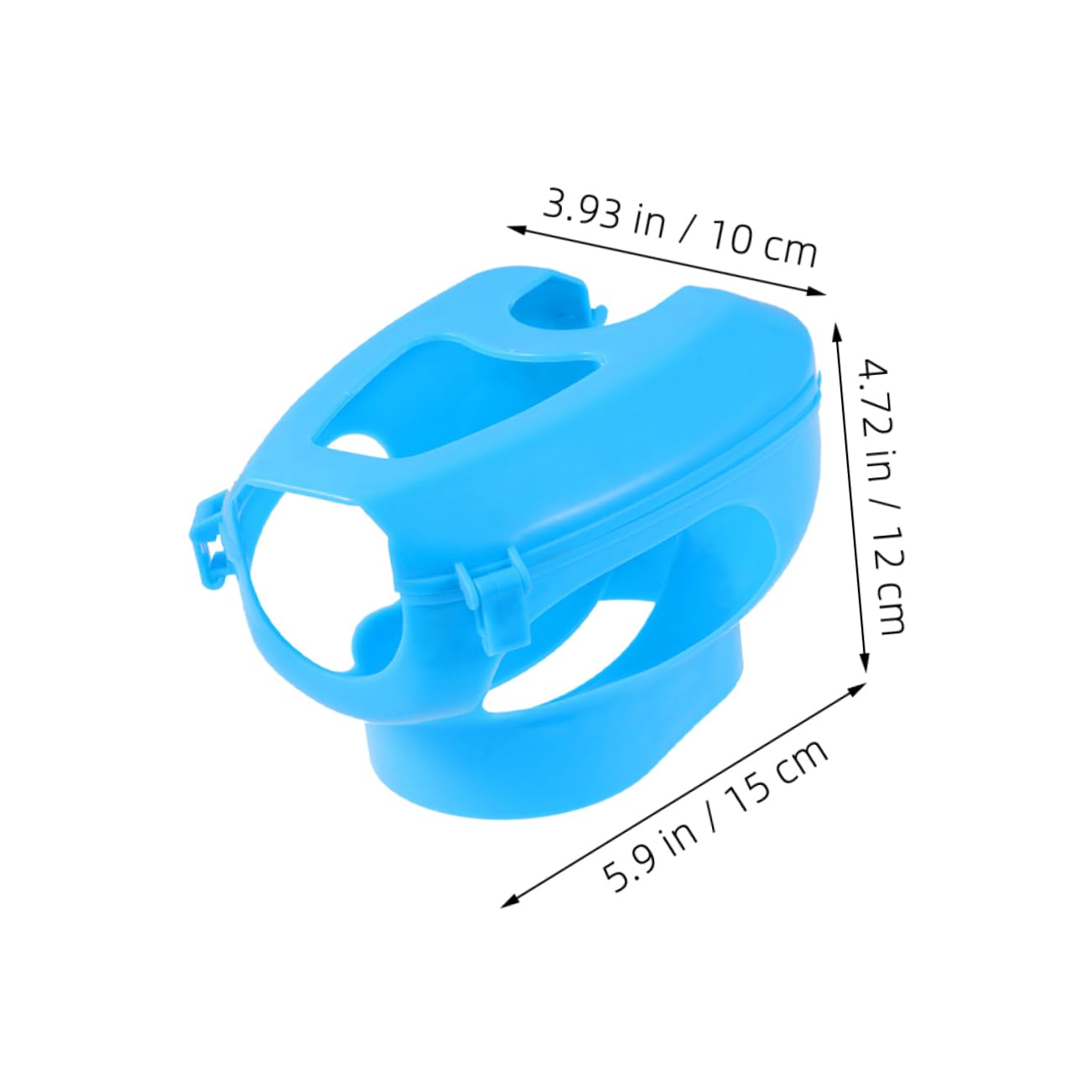 Garneck 2pcs Pigeon Retainer Birds Mounting Holder Outdoor Dove Frame Carrier Aviary Accessories Hanging Fixed Rack Poultry Feeder Pigeon Supplies Bird Medicines Device Sky-Blue