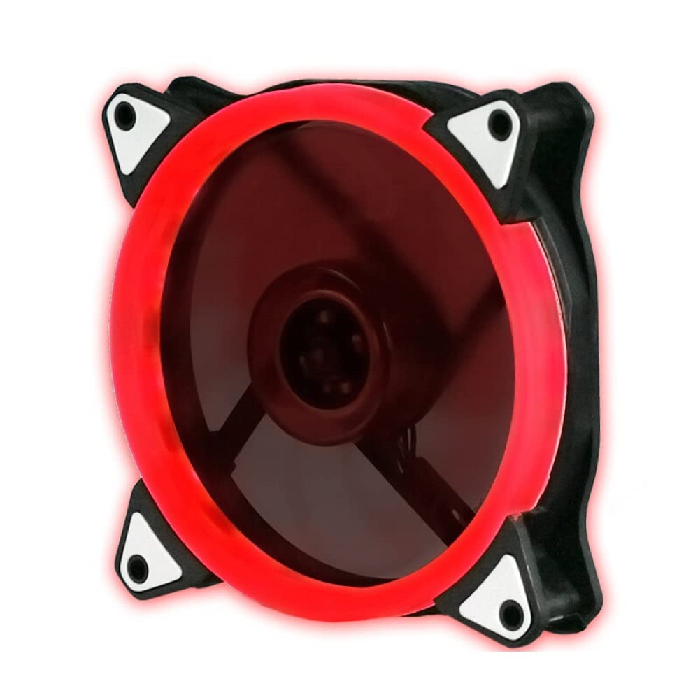 Ventilador de enfriamiento por ordenador de 120 mm PC RGB FAN AJUSTABLE DE CASO DE RADIADOR DIRIGIÓ Ventiladores más fríos de disipador de calor for computadora PC(3-Pack)