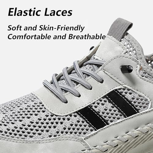 Zenfaze Shoes for Men, Orthopedic Slip-On Hiking Sneakers, Breathable Mesh Comfortable Arch Support Walking Shoes4