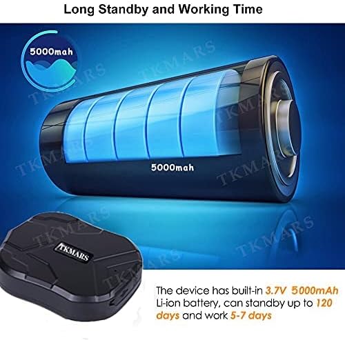 gps tracker 4g lte 5000ma gps tracker for vehicles standby 60 days car tracker device free installation 180 days historical route tracking devices for