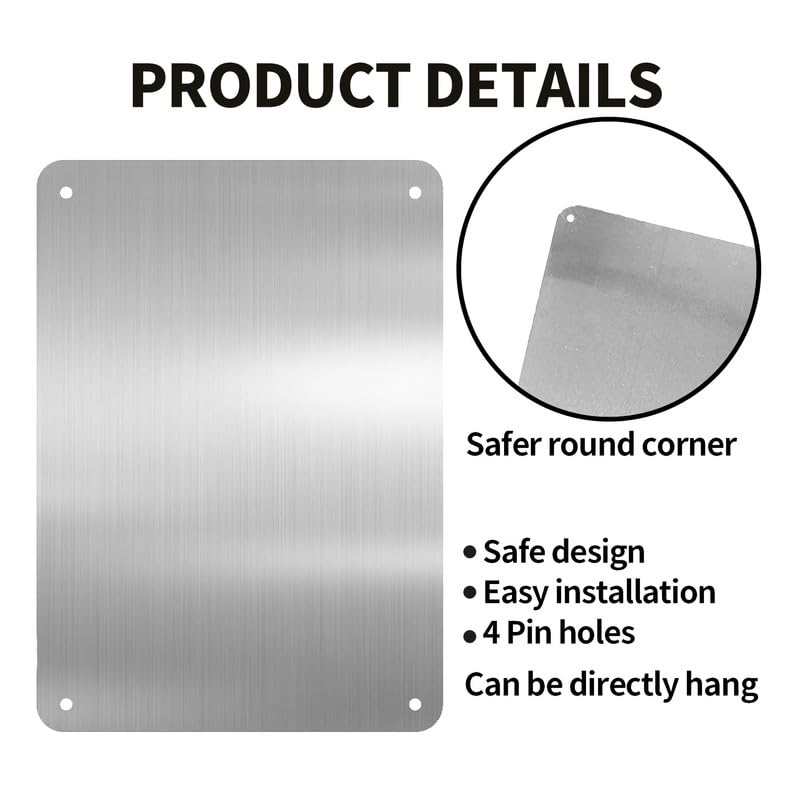 Reserved Parking Unauthorized Vehicles Towed Aluminum Sign (Non Reflective - Foto 7